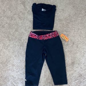 NWT Katie K Matching Top/Leggings Size Medium